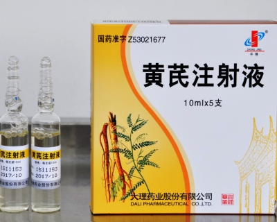 大理药业黄芪注射液10mlx5支/盒